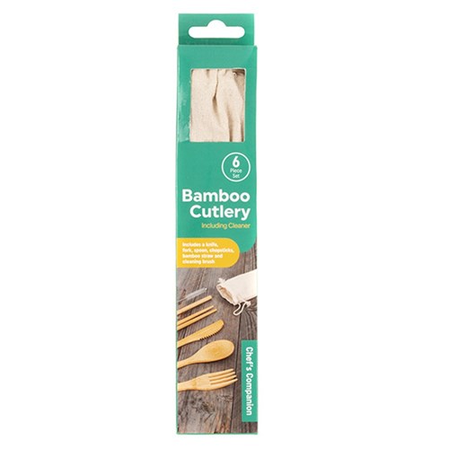 Cutlery Bamboo 6pc Set