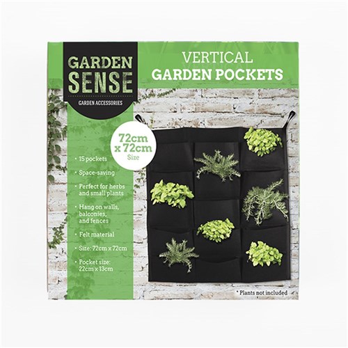 Garden Pocket Vertical 15 Pockets 72x72cm