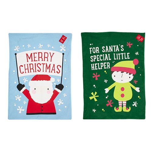 Sack Xmas Non-Woven 2 Asstd 48x70cm