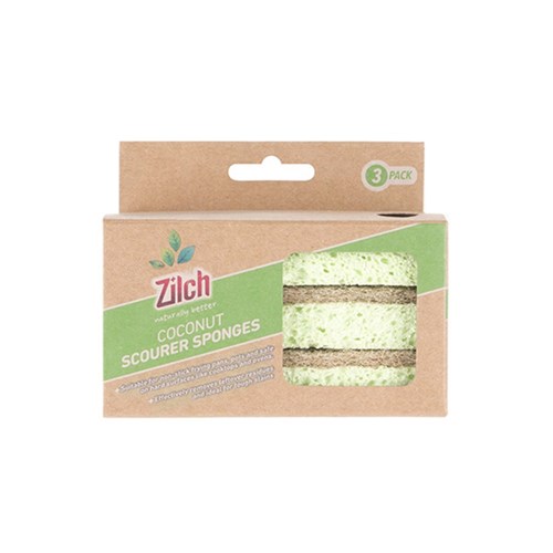 Naturally Better Coconut Scourer Sponges 3pk