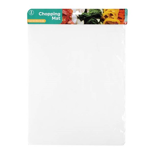 Chopping Mat Flexible Clear 2pk 37.5x30cm