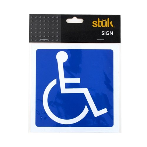 Sign Handicap Picture 15x15cm