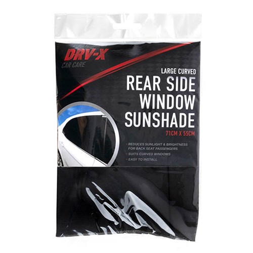 Sunshade Car Curved Rear Side Mesh Large 71x55cm