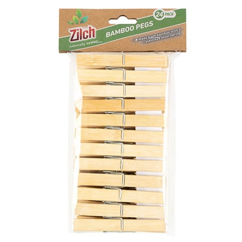 Naturally Better Pegs Bamboo 24pk