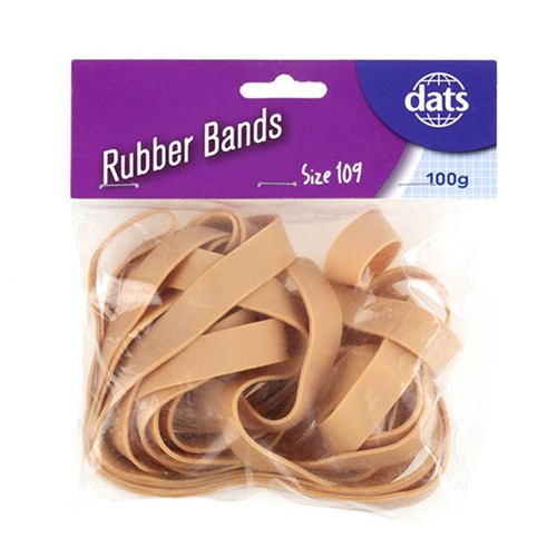Band Rubber 100g Brown Size 109 228x15mm