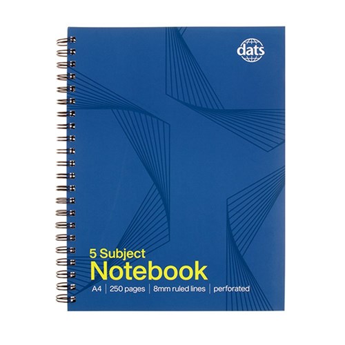Notebook Basic Card Cover A4 5 Subject P7.1 FSC Mix Credit
