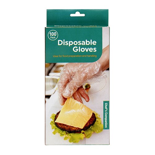 Gloves Disposable HDPE Pk100 One Size Fits Most