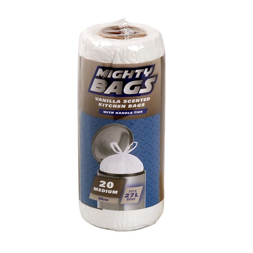 Garbage Bags Scented Vanilla HDPE 27L Pk20 52x62cm