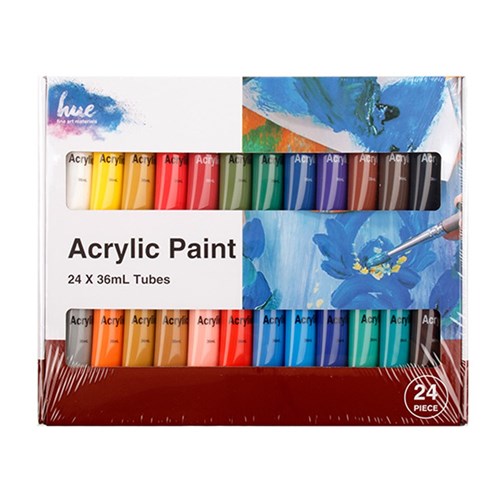 Paint Tubes Acrylic 24Pk 36ml