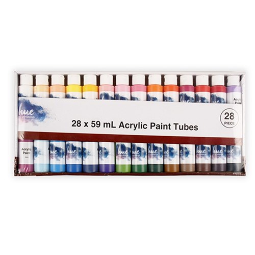 Paint Tubes Acrylic 28Pk 59ml