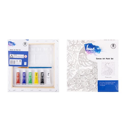 Canvas Art Paint Set Peacock W19 FSC 100%
