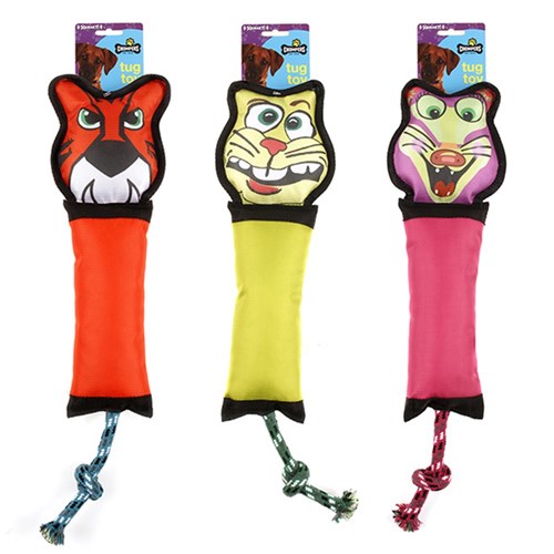 Dog Toy Animal Print 50cm 3 Asstd Colours