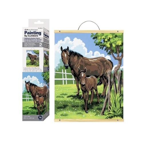 PBN SCROLL Mare & Foal