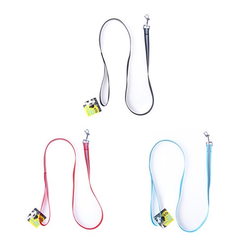 Dog Lead Reflective 3 Asstd Colours Size 2.0cm x 120cm