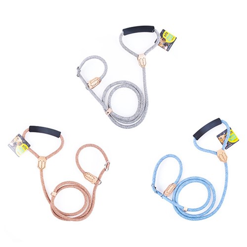Dog Lead  2 Asstd Sizes 0.8x150cm /1.0x150cm 3 Cols