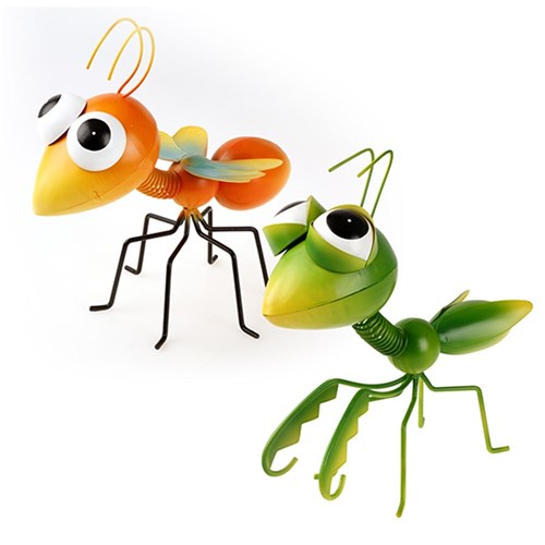 Metal Bug Garden Decoration Asstd Des