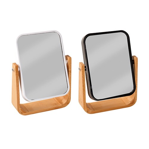 Mirror Rectangle w Stand 16x22x5cm 2 Asst Cols