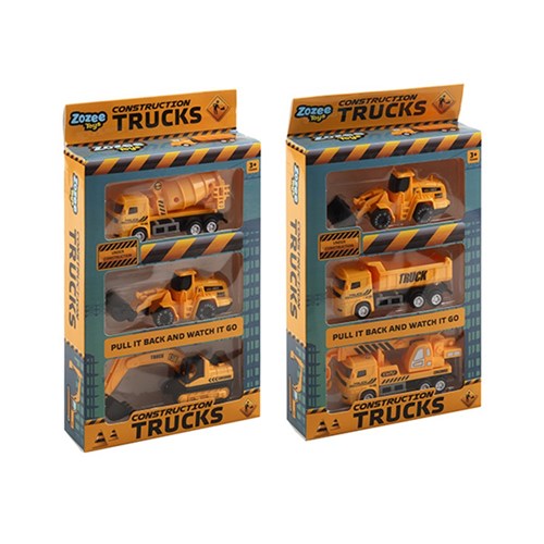 Toys Pull Back Engineering Truck 11cm