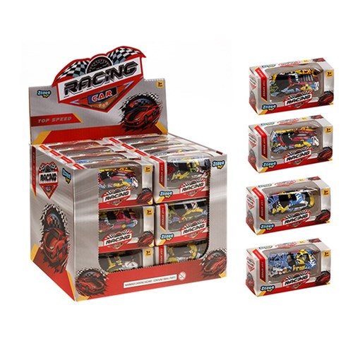 Toys Cars Racing 7cm Asst Cols
