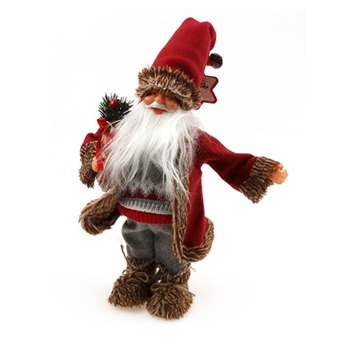 Plush Xmas Decoration Father 12x7x3