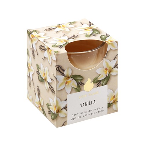 Candle Scented in Glass Jar 25 Hour Vanilla