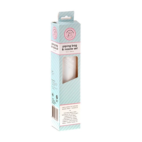 Cake Decorating Set Piping Bag & Nozzle 18x28cm