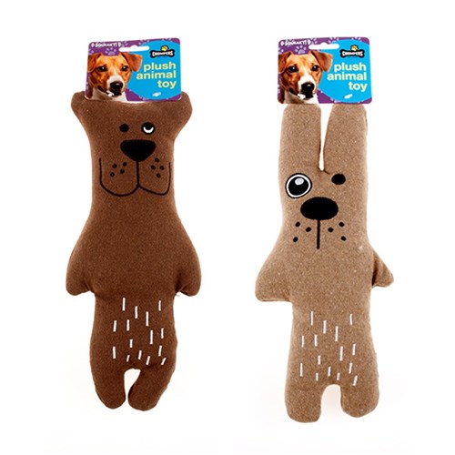 Dog Toy Plush Squeaky 2 Asst