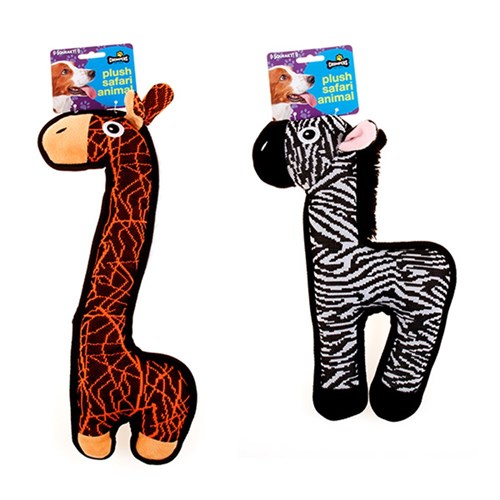 Dog Toy Plush Squeaky 2 Asst