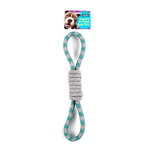 Dog Toy Rope Figure 8 Tug 36cm