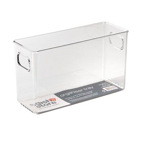 PET Organiser Tray Rectangle 26x9x15cm
