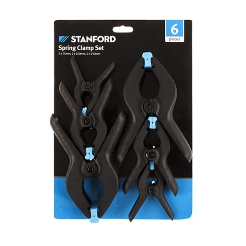 Clamp Set 6Pk 75/100/150mm