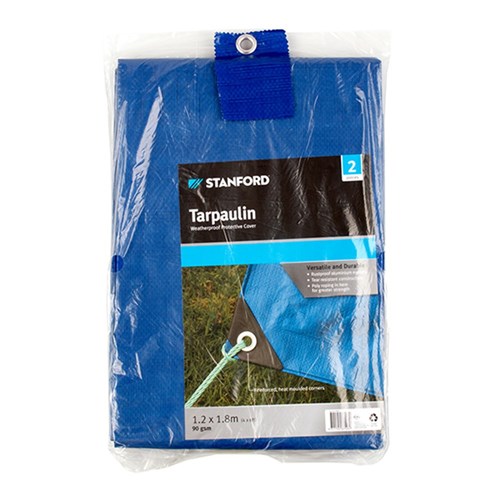 Tarpaulin Blue 2Pk 180x120cm / 4x6ft