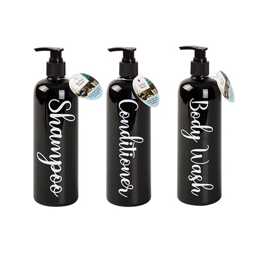 Soap Pump Dispenser Black 500mL