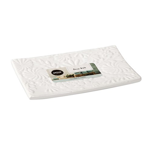 White Soap Dish 14.7x9.5x2cm
