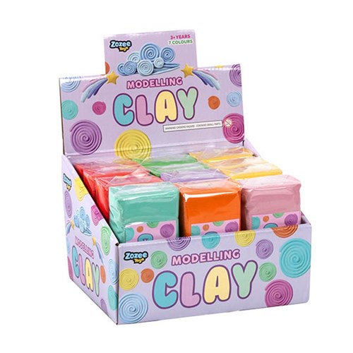 Toys Clay Modelling 7 Asst Light Cols