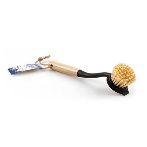 Bamboo Handle Dish Brush Round 5.2x4x25cm
