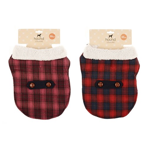 Pet Jacket 30cm 2 Asstd Cols