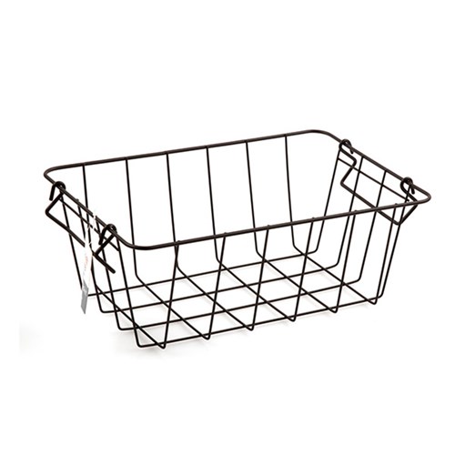 Storage Basket 26x18x10cm Black