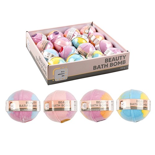 Beauty Bath Bomb 150g 4 Asst Cols