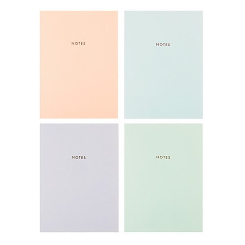 Notebook Soft Cover Printed A5 4Ast Cols P7.1 FSC Mix Credit