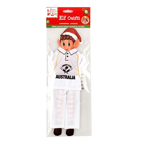 Xmas Elves BB Elf Cricket Player Outfit