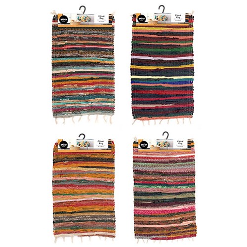Rug Cotton Chindi Multicolour 50x80cm