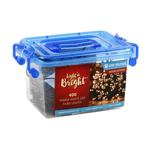 Lights Fairy Warm White Pk400 8F LV