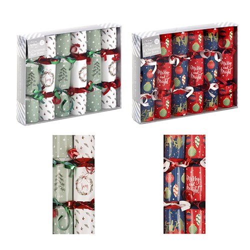 Bon Bons Xmas Box 6 14x3cm Printed Board Basic Toys 2Astd