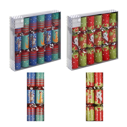 Bon Bons Xmas Box 6 22x4cm Printed Board Basic Toys 2Astd