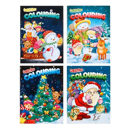 Book Colouring Xmas A4 32pg