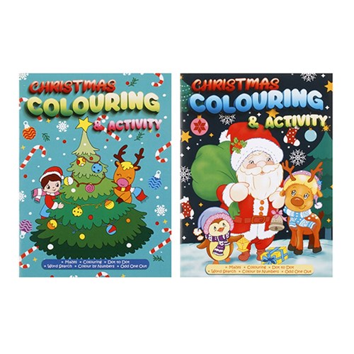 Book Colouring Activity Xmas A4 32pg
