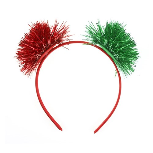 Headband Novelty Xmas Tinsel 18cm