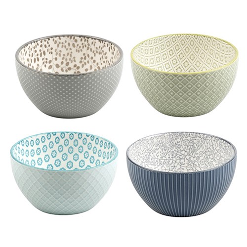 Ceramic Bowl 15.5x15.5x8cm 4 Designs