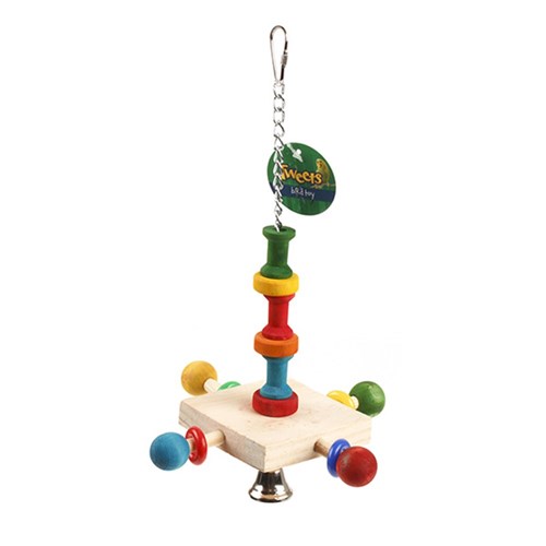Bird Toy w Bell 12x29cm